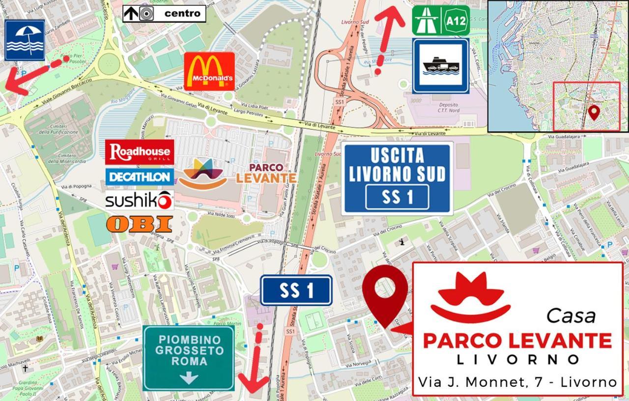 Casa Parco Levante ลีวอร์โน ภายนอก รูปภาพ